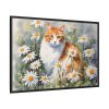 1174687882755340207_2048.jpeg Cat Amongst Daisies Framed Canvas