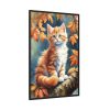 11830796599846648601_2048.jpeg Fluffy Kitten In Tree Framed Canvas