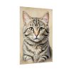 118842837820804453_2048.jpeg Gray Tabby Cat Portrait Art Poster