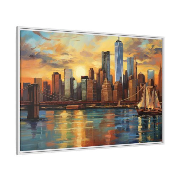 11993586246527526655_2048.jpeg New York Cityscape Painting II Framed Canvas