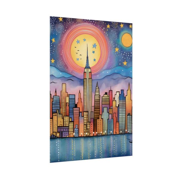 12085364478158709267_2048.jpeg Digital Art New York Skyline Art I Poster