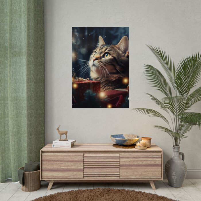 Christmas Cat Poster - Image 9