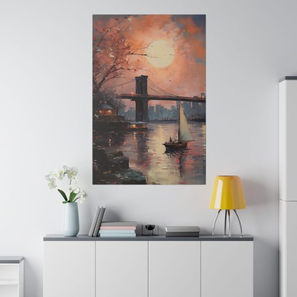 12141769643717781712_2048.jpeg Brooklyn Bridge Painted Art II Standard Canvas