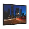 12161927730403230267_2048-1.jpeg City Traffic At Night Framed Poster