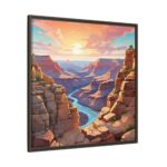 Grand Canyon Arizona Art Framed Canvas - Image 5