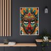 12245046291953450262_2048.jpeg African Tribal Mask Framed Canvas