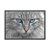 12245425662527709326_2048-1.jpeg Cat Face Framed Poster