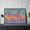 12287534090778799080_2048.jpeg Pop Art Seattle Skyline Print Framed Poster