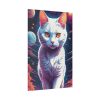 12297345307247430335_2048.jpeg White Cat Anime Illustration Standard Canvas