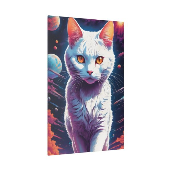 12297345307247430335_2048.jpeg White Cat Anime Illustration Standard Canvas