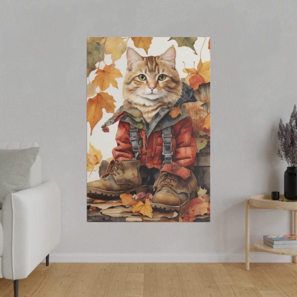 12301199381413489303_2048.jpeg Autumn Cat In Boots Standard Canvas