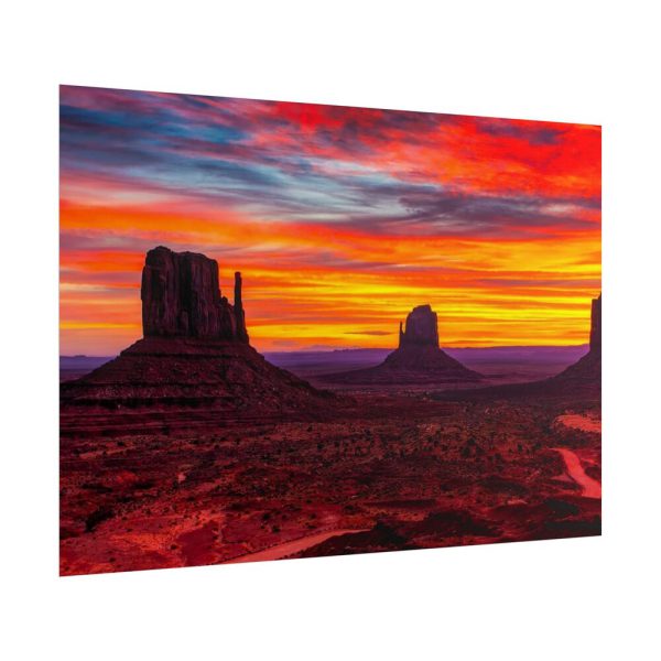 1233778885032059160_2048.jpeg Sun Setting in Monument Valley Poster