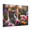 12370196429216710063_2048.jpeg Cat Kitten Flowers Blossoms Poster