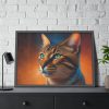 12428879182534510979_2048.jpeg Bengal Cat Portrait Framed Poster