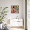 12451219645980585951_2048.jpeg Beautiful Black Woman Abstract Montage Art Framed Canvas