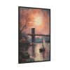 12484555449337055442_2048.jpeg Brooklyn Bridge Painted Art II Framed Canvas