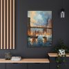 12497007906531785360_2048.jpeg Brooklyn Bridge Painted Art I Framed Canvas