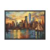 12566373729590410210_2048-1.jpeg New York Cityscape Painting II Framed Poster