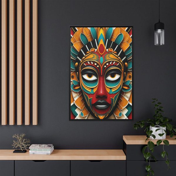 1275174843026635256_2048.jpeg African Tribal Mask Framed Canvas