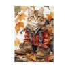 12871891802762095731_2048.jpeg Autumn Cat In Boots Poster