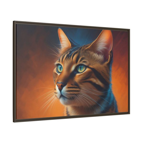12940122873043360092_2048.jpeg Bengal Cat Portrait Framed Canvas