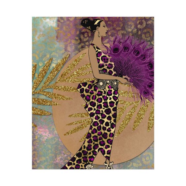 129499040193593017_2048.jpeg Animal Print African Woman Poster