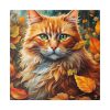 12976102993276359010_2048.jpeg Ginger Cat in Autumn Standard Canvas