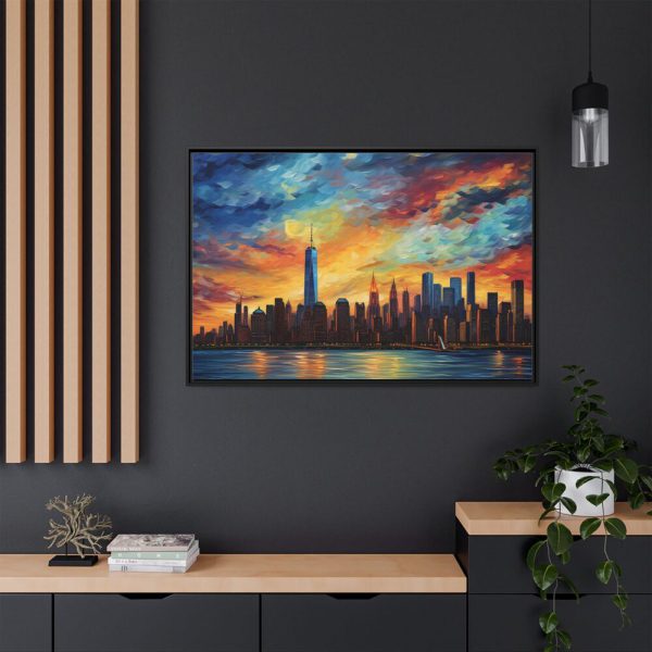 13013726246436664844_2048.jpeg New York Cityscape Painting I Framed Canvas