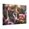 13020682961138246577_2048.jpeg Cat Kitten Flowers Blossoms Poster