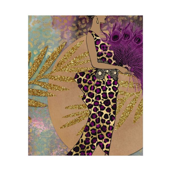 13029554736705056144_2048.jpeg Animal Print African Woman Poster
