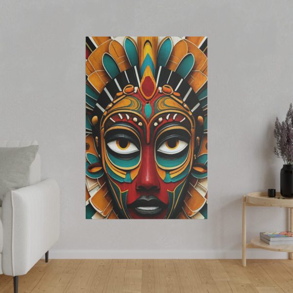 13065825061470136400_2048.jpeg African Tribal Mask Standard Canvas