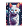 13168498679805516756_2048.jpeg White Cat Anime Illustration Poster