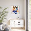 13251905271042533278_2048.jpeg Nautical Sailor Cat Art Framed Canvas