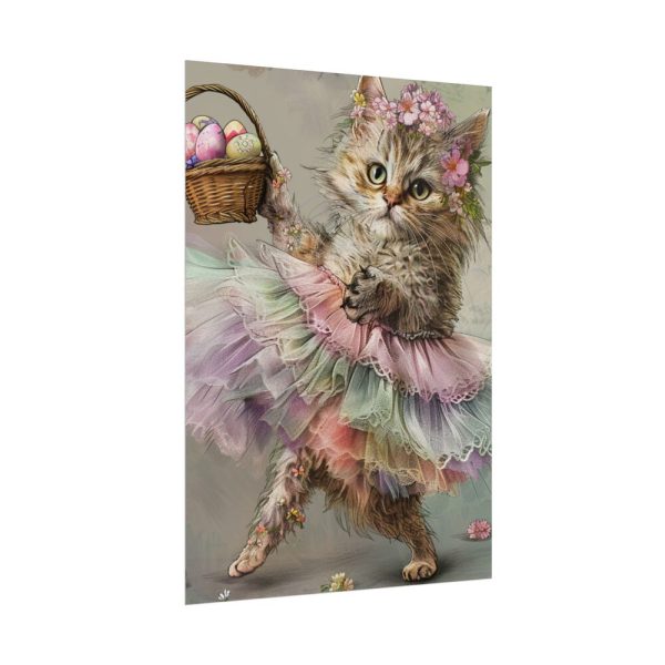 1327375244585742604_2048.jpeg Easter Ballerina Cat Art Print Poster