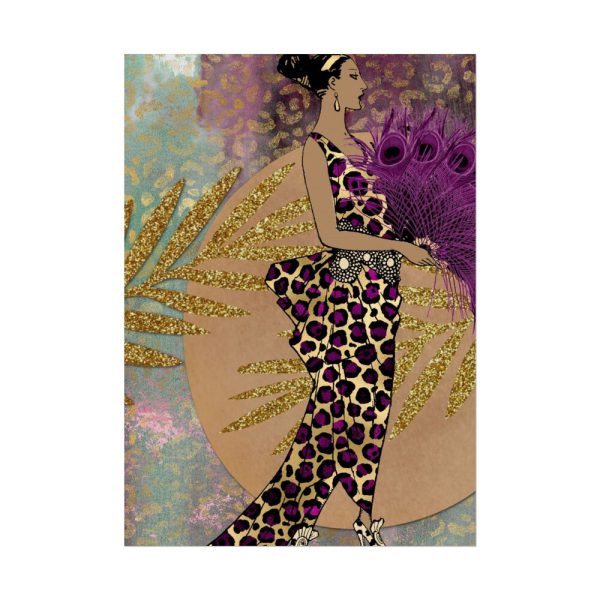 13277543851480686729_2048.jpeg Animal Print African Woman Poster