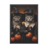 13354220986245698025_2048.jpeg Halloween Witch Cats Framed Poster
