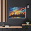 13355977935238647225_2048.jpeg New York Cityscape Painting I Framed Canvas
