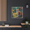 13371083093187629967_2048.jpeg Watercolor Image of Ginger Cat Framed Canvas