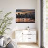 13425983462388940190_2048.jpeg City Skyline at Dusk Framed Canvas