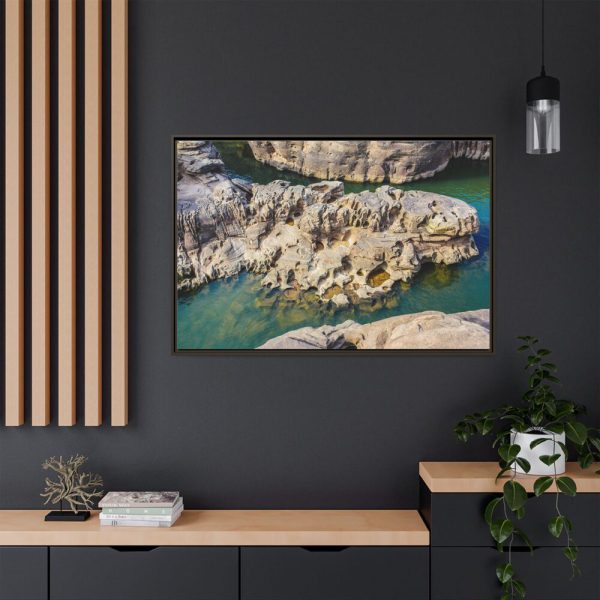 Canyon Stone Art Ubon Framed Canvas