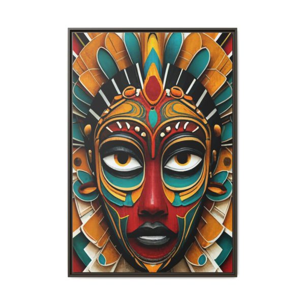 1354026239350663243_2048.jpeg African Tribal Mask Framed Canvas