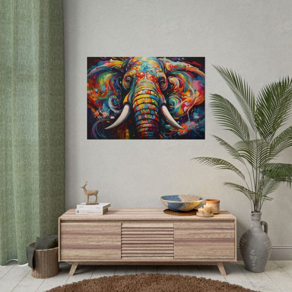 13627812793932056062_2048.jpeg Graffiti Art Elephant Portrait Poster