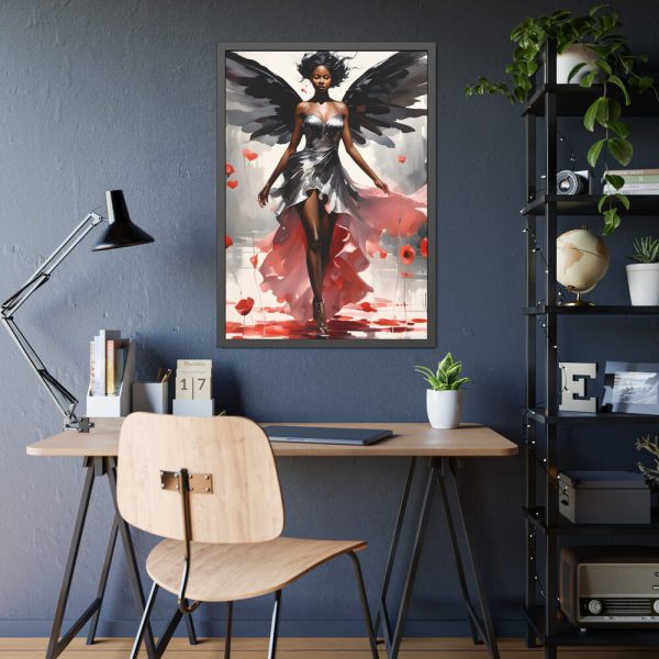 African American Fairy Framed Poster