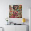 1370698855125693023_2048.jpeg Beautiful Black Woman Abstract Montage Art Standard Canvas