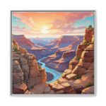 Grand Canyon Arizona Art Framed Canvas - Image 10