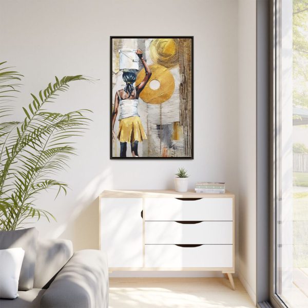 13947211632526511777_2048.jpeg Abstract Ethnic African Art Print Framed Canvas