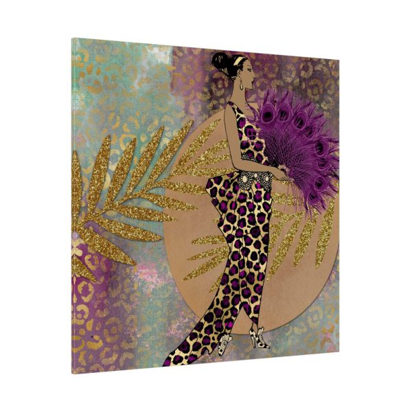 Animal Print African Woman  Standard Canvas
