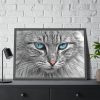 14043859405517795005_2048-1.jpeg Cat Face Framed Poster