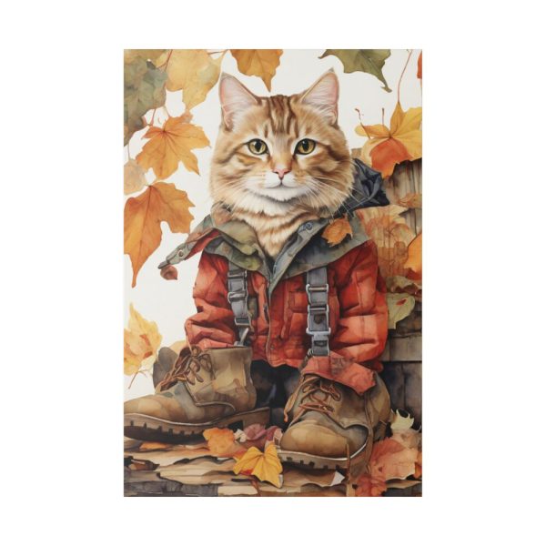 14148659946130577115_2048.jpeg Autumn Cat In Boots Standard Canvas