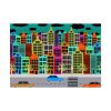 14203923488356280204_2048.jpeg Colorful Cityscape Town City Building Poster